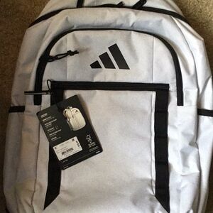 Adidas Black and White Men's Backpack